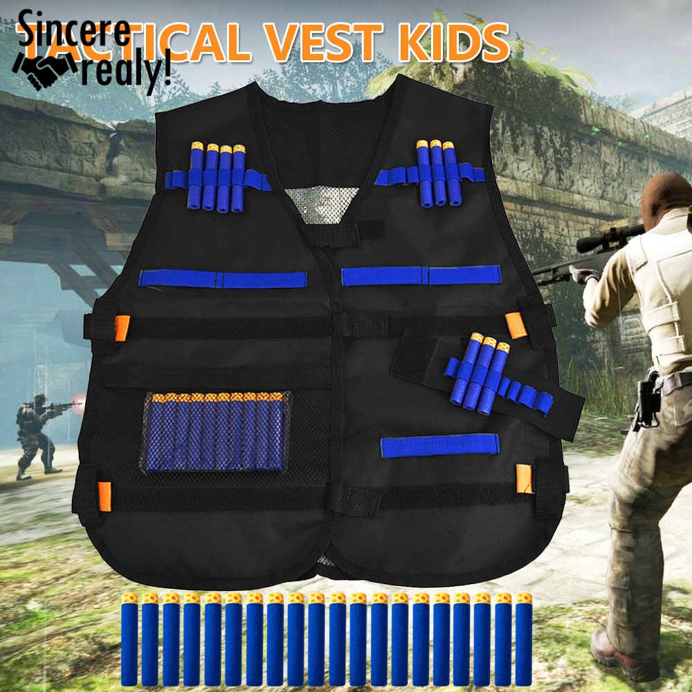 Children Outdoor Tactic Vest Combat Trainning Games Vest Shopee Philippines - jpc tactical vest roblox