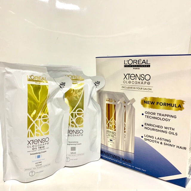 loreal xtenso oleoshape oil trio how to use