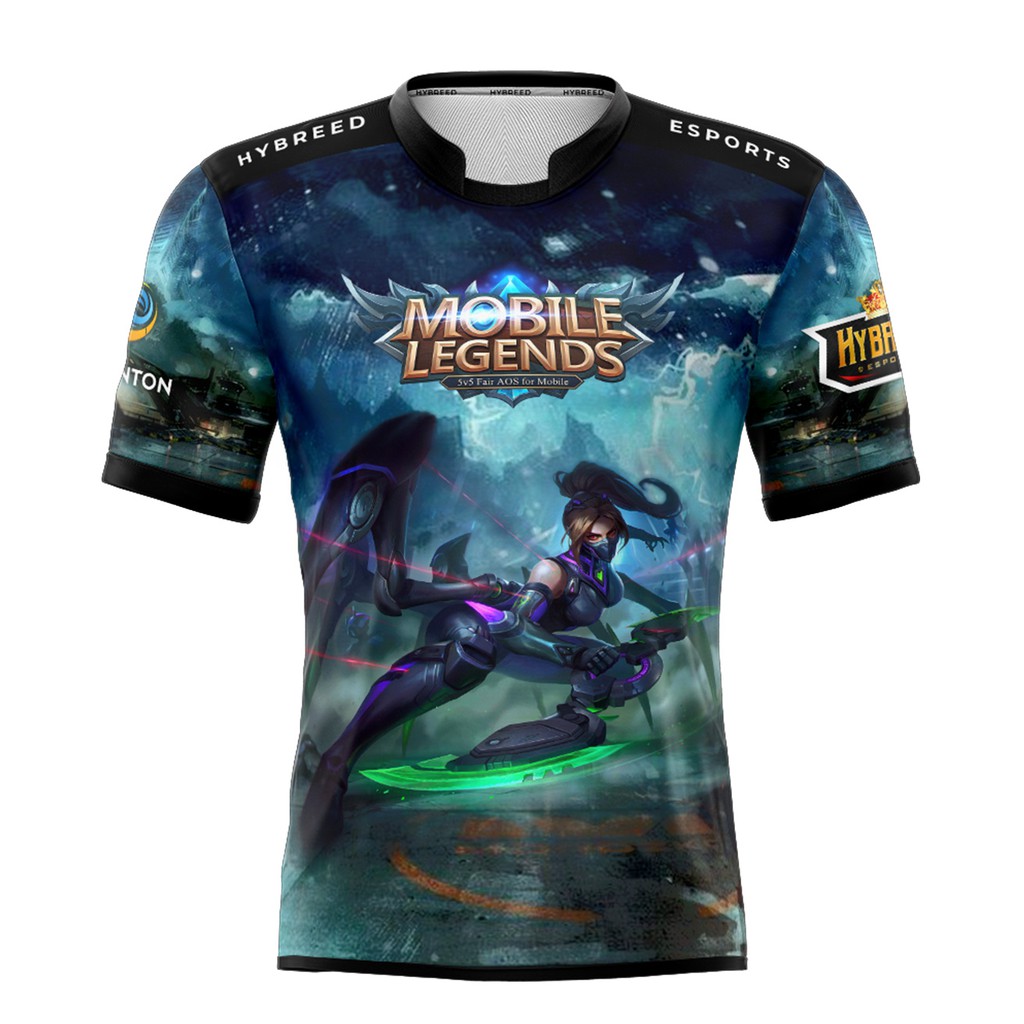 Hanabi Venom Skin Mobile Legends Chinese Collar Esport Tshirt Shopee Philippines - roblox venom skin