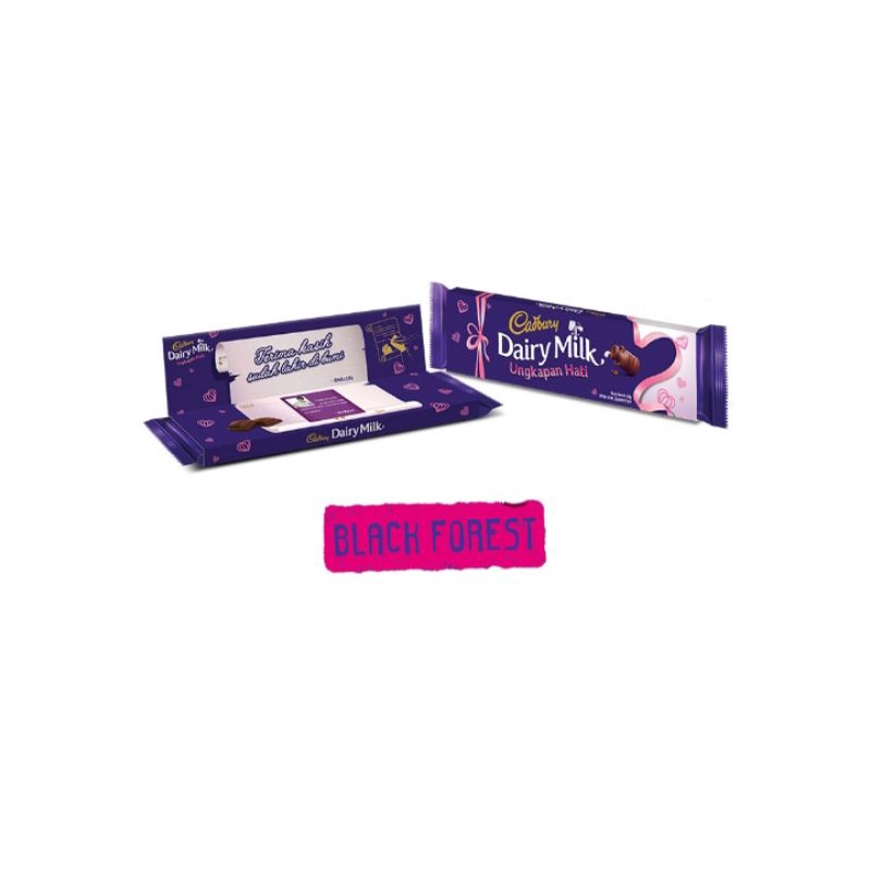 Cadbury Dairy Milk 62 Grams Of Fruit & Nut / Black Forest Valentine