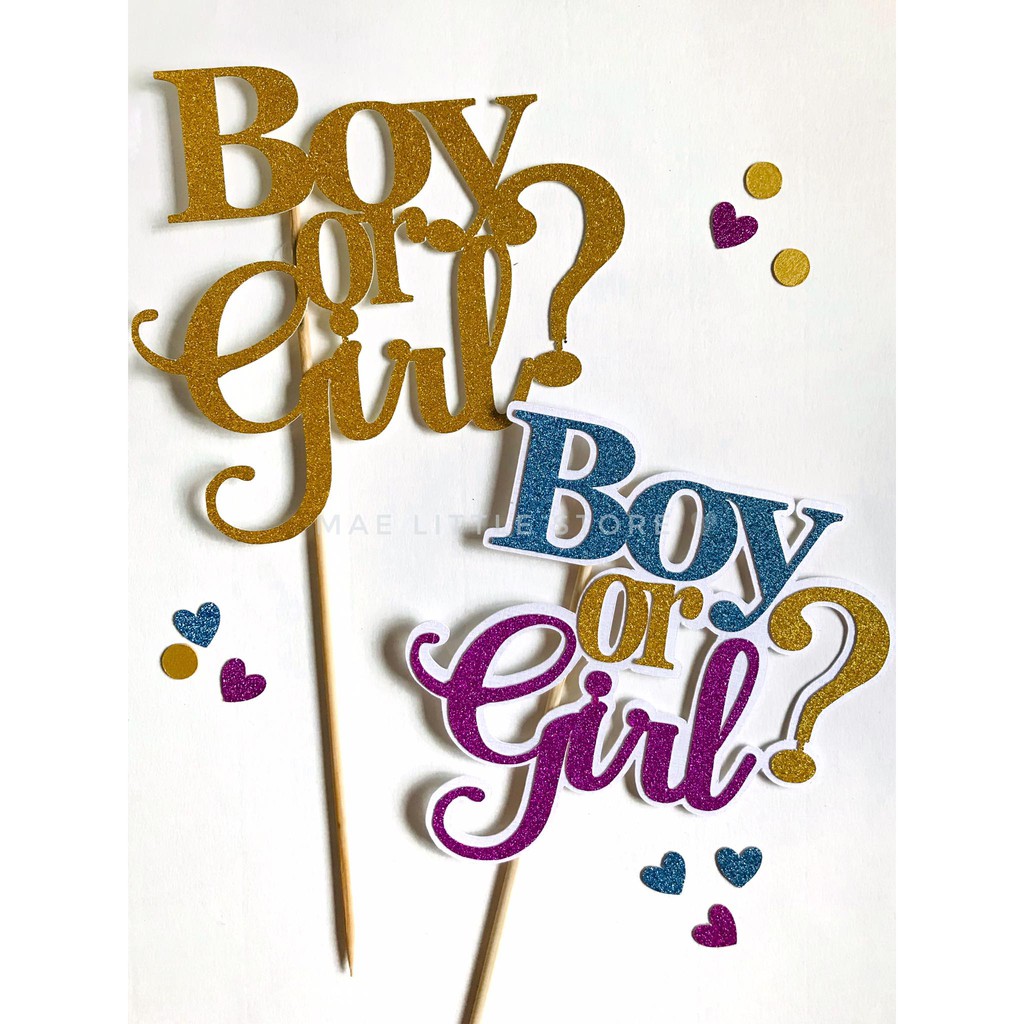 Boy Or Girl? Cake Topper ubicaciondepersonas.cdmx.gob.mx