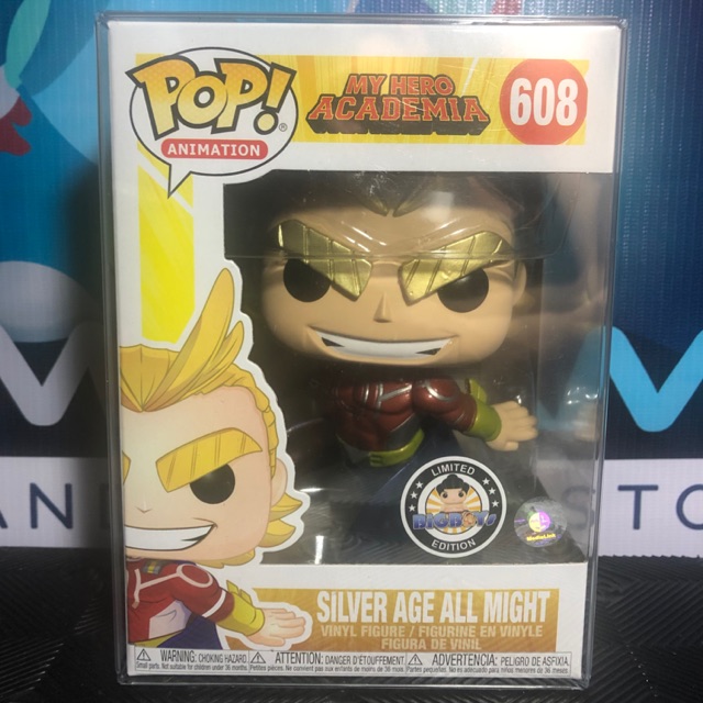 silver age all might funko pop