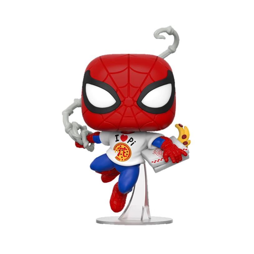 spiderman pizza funko
