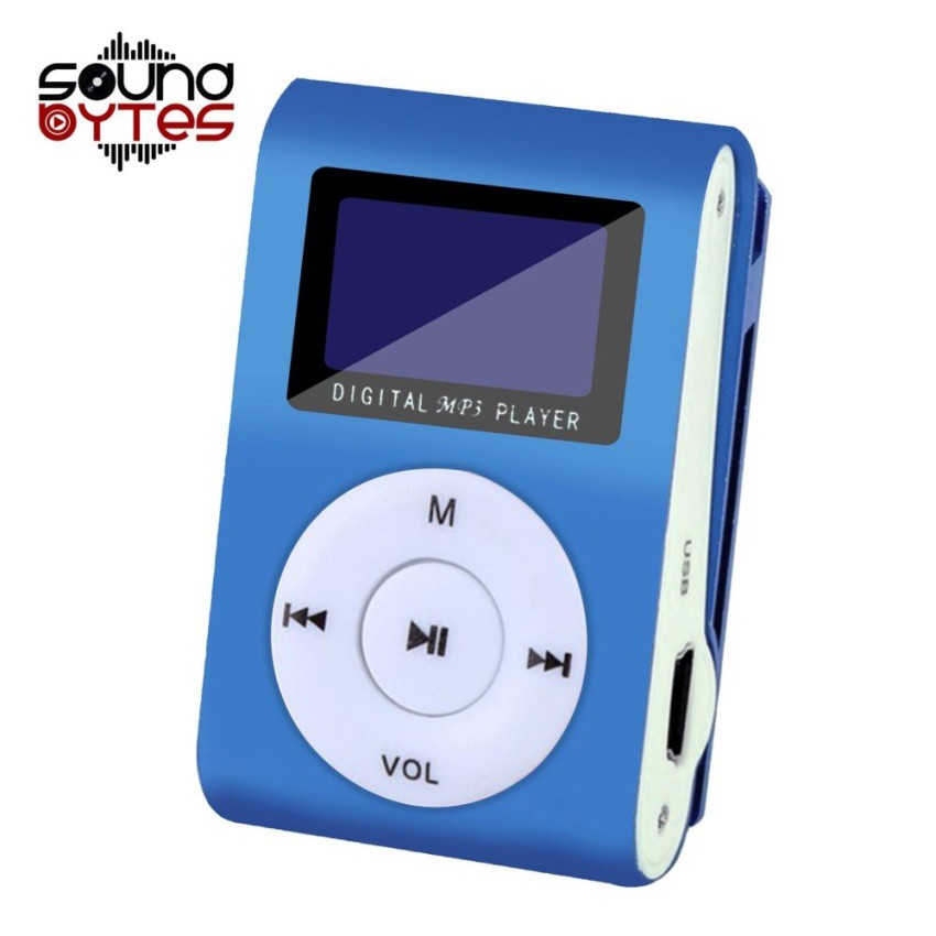 Sound Bytes Digital MP3 Player with LCD Screen (Blue) Shopee Philippines
