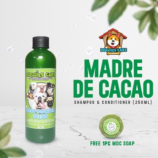 Madre de Cacao Shampoo & Conditioner with Guava Extracts 250ml Anti Tick and Flea, Anti Fungal