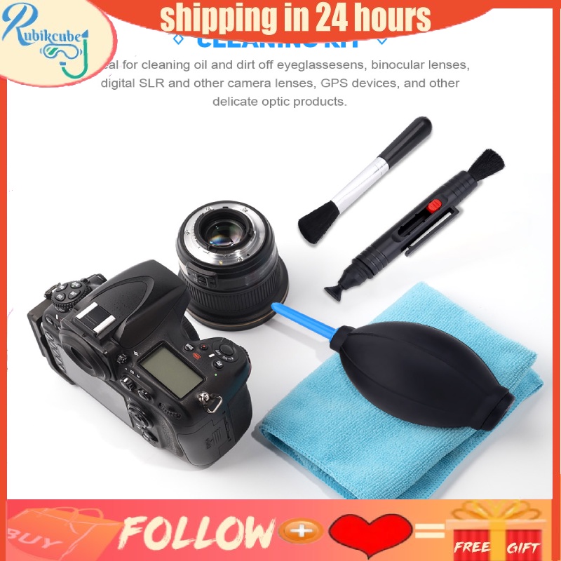 LGG97 LS Photography Photo Camera Lens Cleaning Air Blower with 6 x 7 Gray SuperFiber Lens Cleaning Cloth 