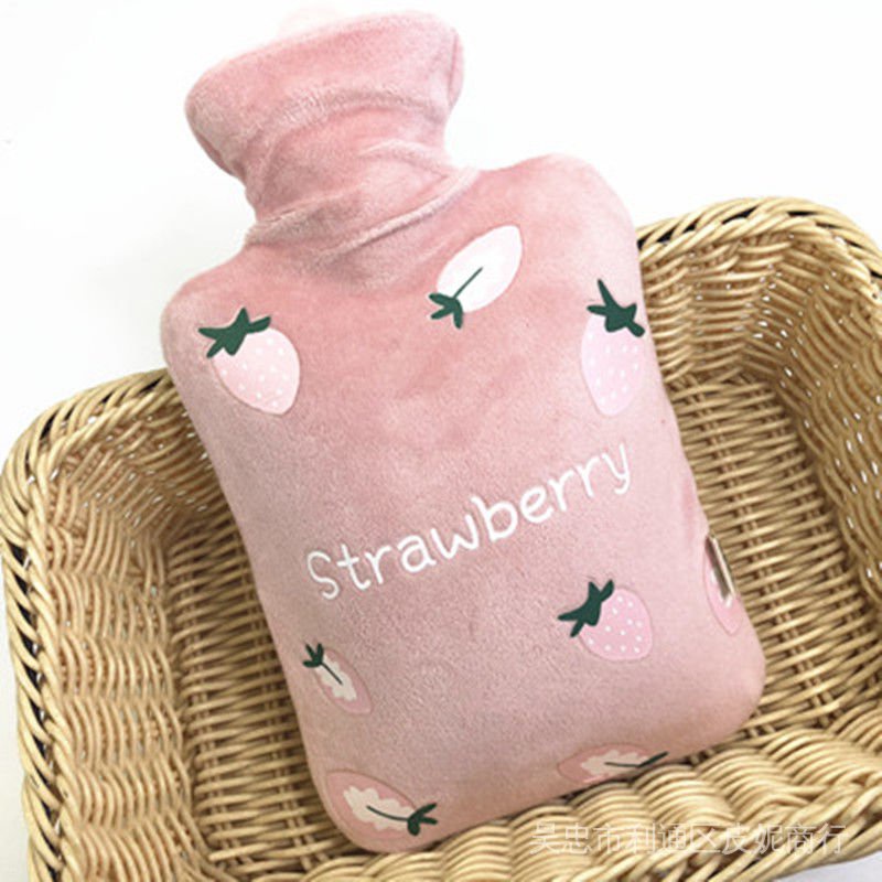 Portable Water Injection Hot Water Bottle Safety ExplosionProof Plush