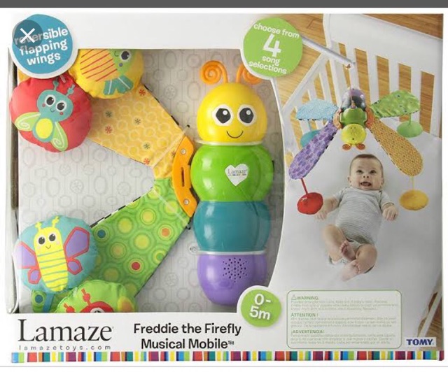 lamaze freddie the firefly musical mobile