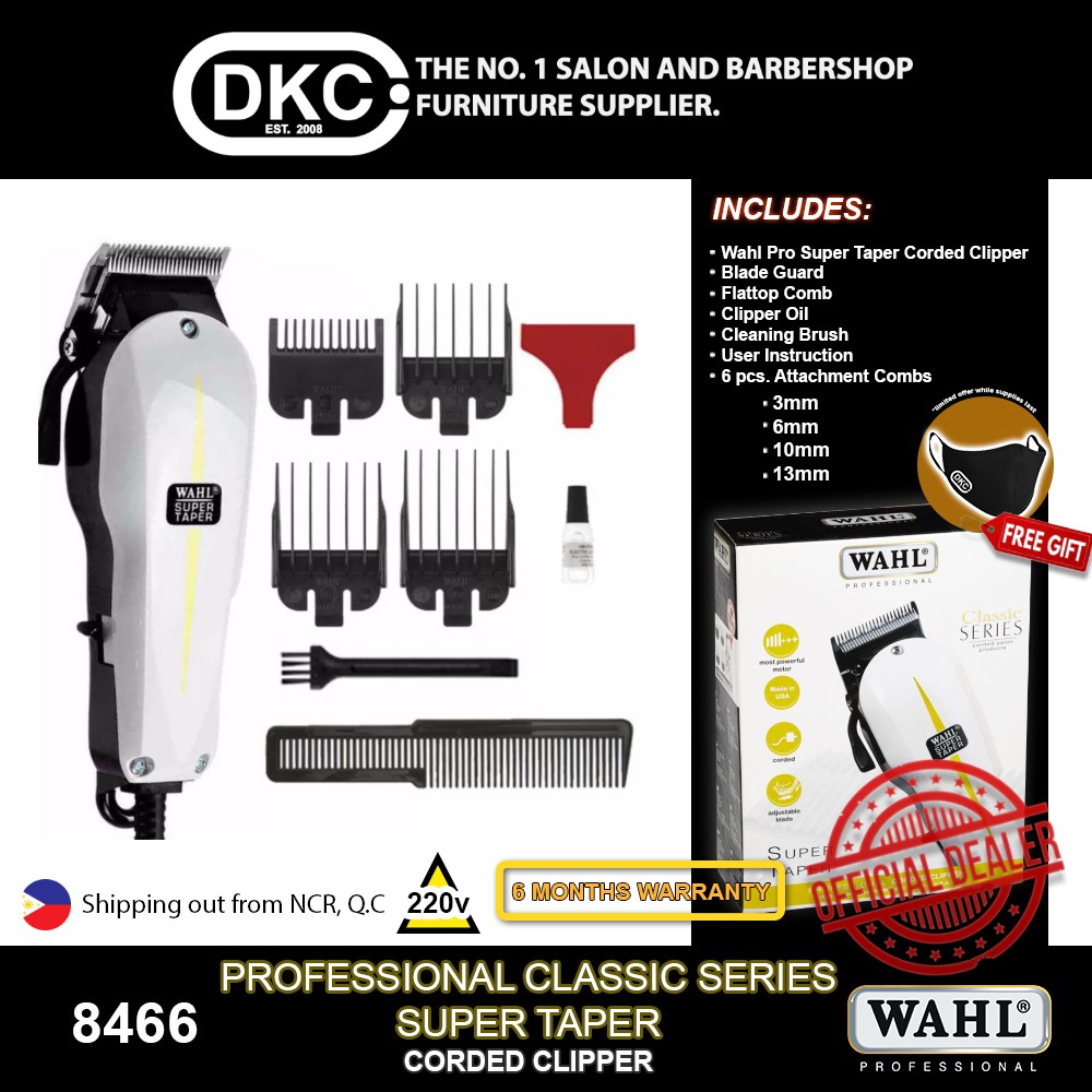 wahl super taper 220v