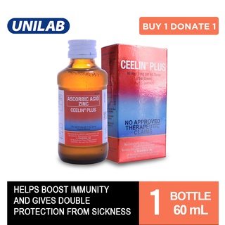 （hot）[Buy 1 Donate 1] Ceelin Plus 60ml Syrup (Boost Immunity & Gives Double Protection From Sickness