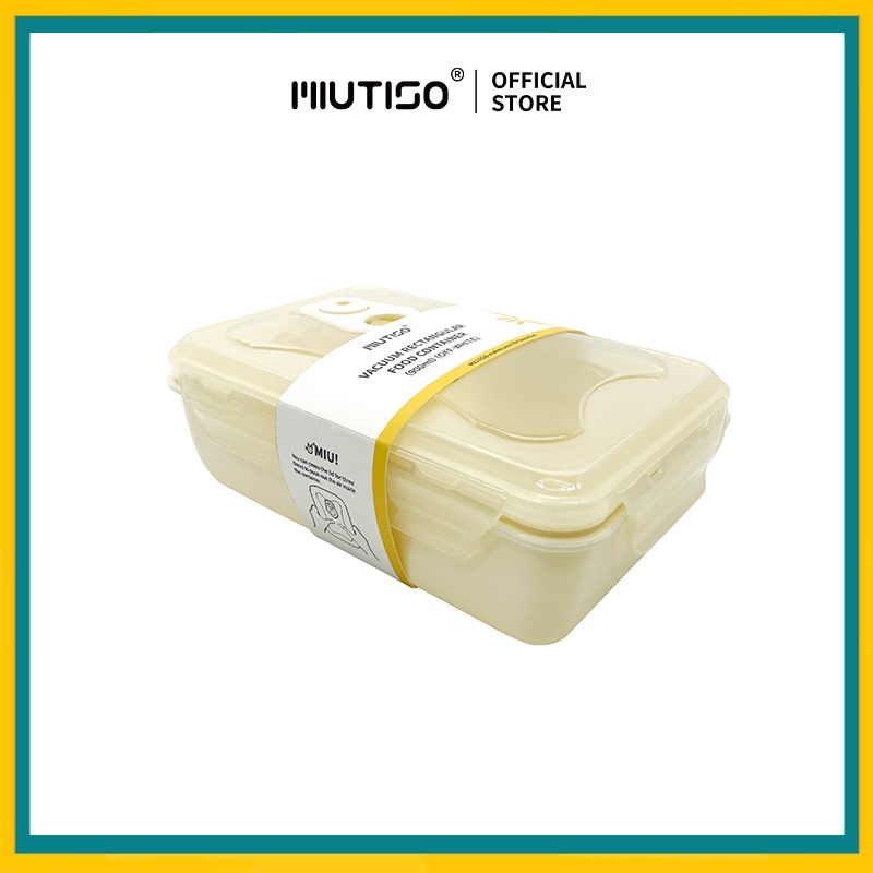 Miutiso Vacuum Rectangular Food Storage Container Meal-Prep Container ...