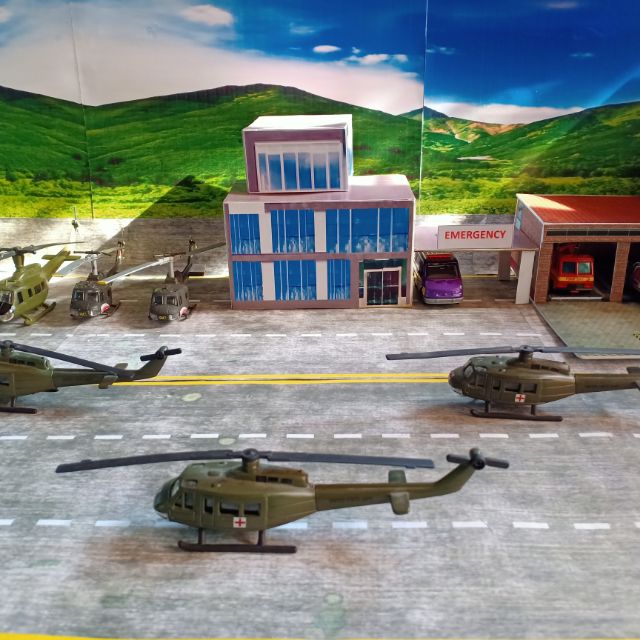 huey helicopter diecast model