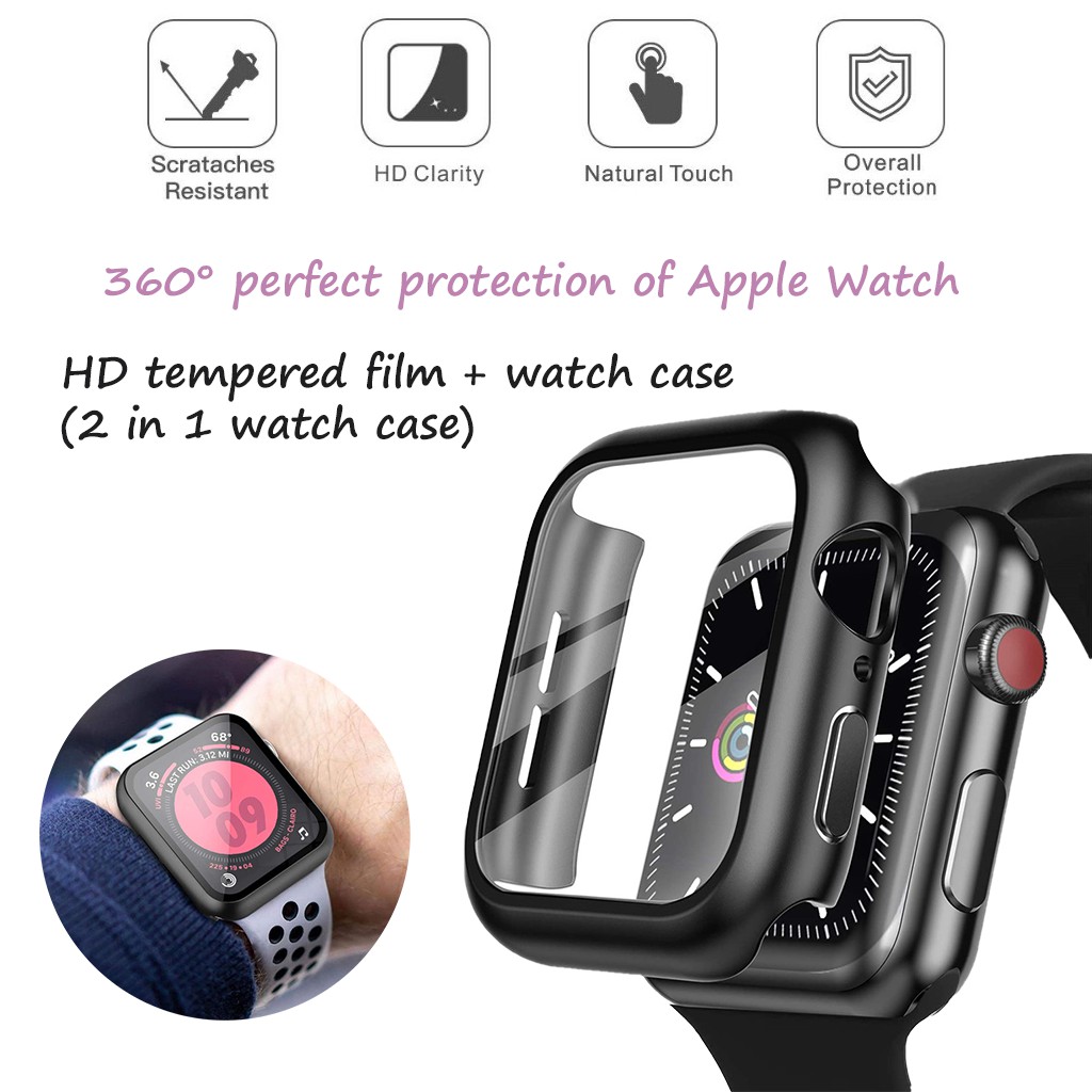 【COD⚡】Apple Watch case, Apple Watch protective case, integrated watch