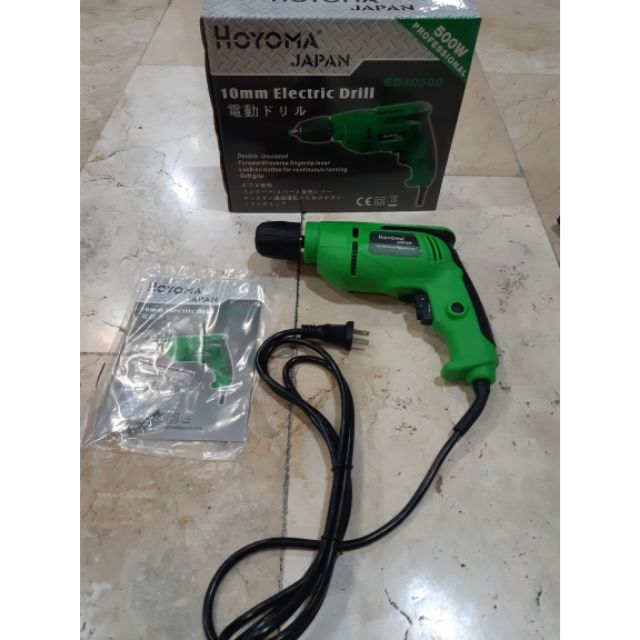 Hoyoma 10mm Electric Rotary Hand Drill 500watts NEW Shopee Philippines