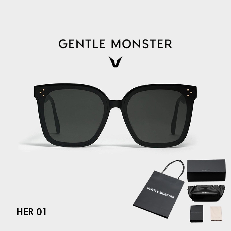 lazada pouch Gentle Monster Sunglasses Complete Set With Box, Leather Pouch, Box, Paper Bag