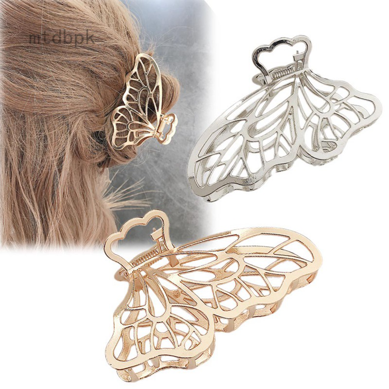 large butterfly hair clips