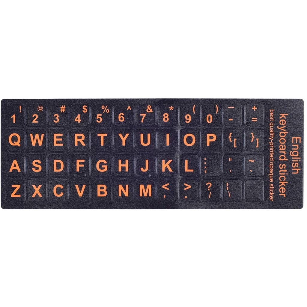 Universal English Keyboard Stickers(Upper CASE), Keyboard Replacement