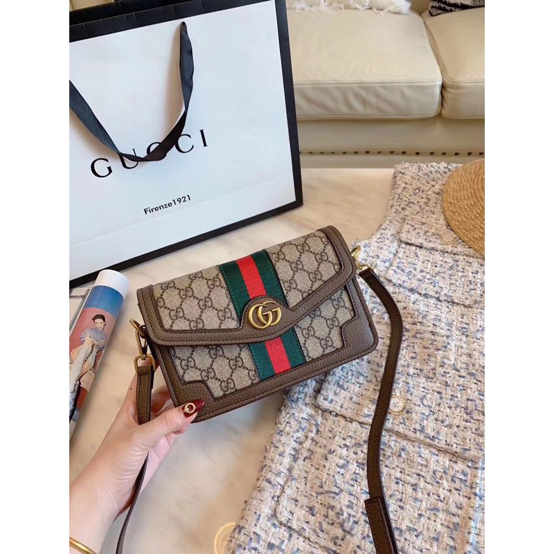 AUTHENTIC quality GUCCI sling bag COMPLETE INCLUSIONS new fashion | Shopee Philippines