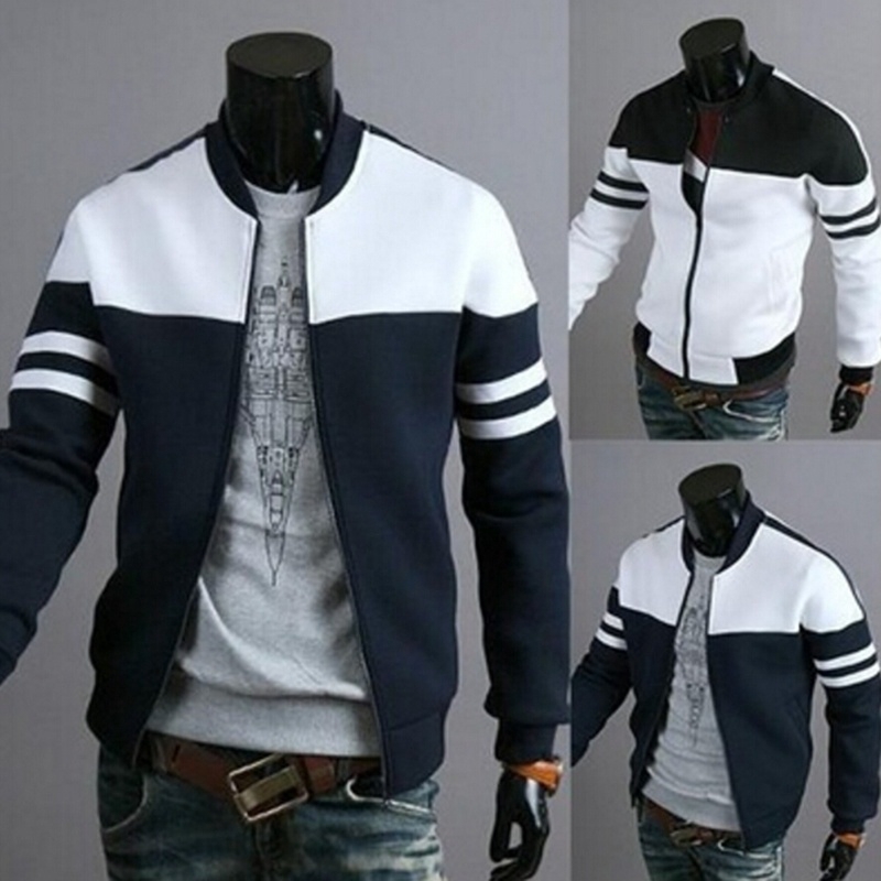 white casual jacket
