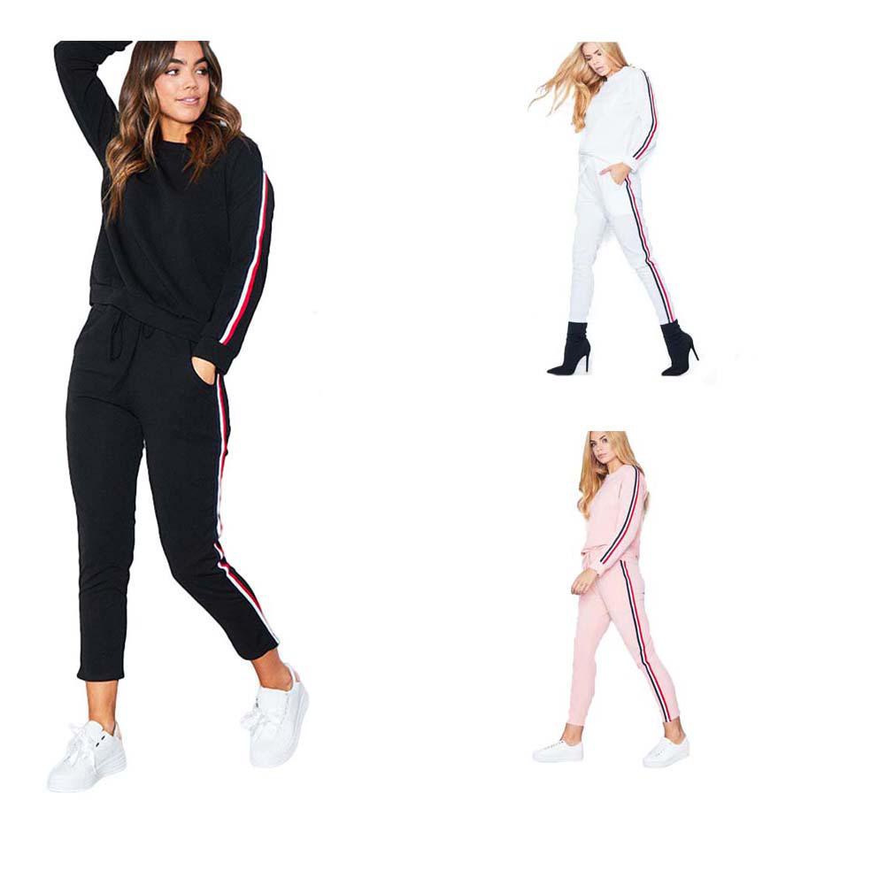 womens black tracksuit set