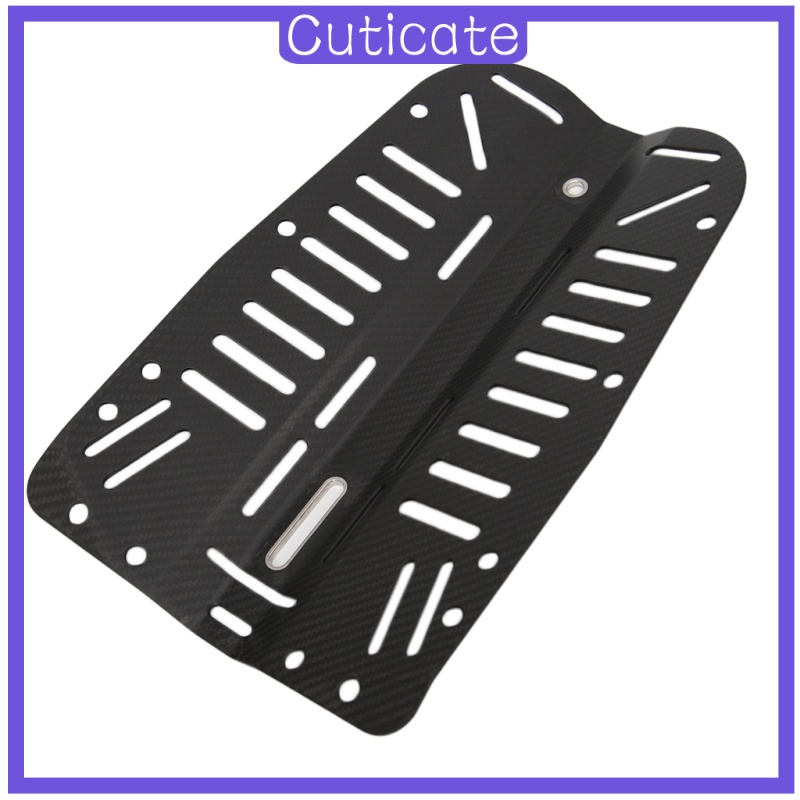 [CUTICATE] Carbon Fiber Scuba Diving Back Plate Dive Tank Carry