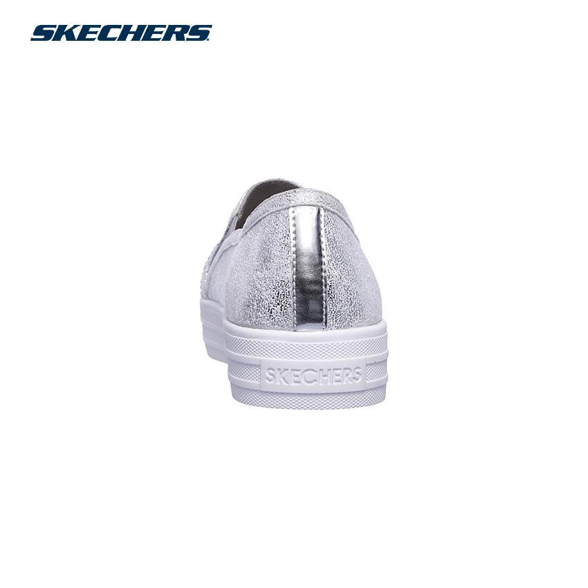 skechers street double up diamond slip on trainer
