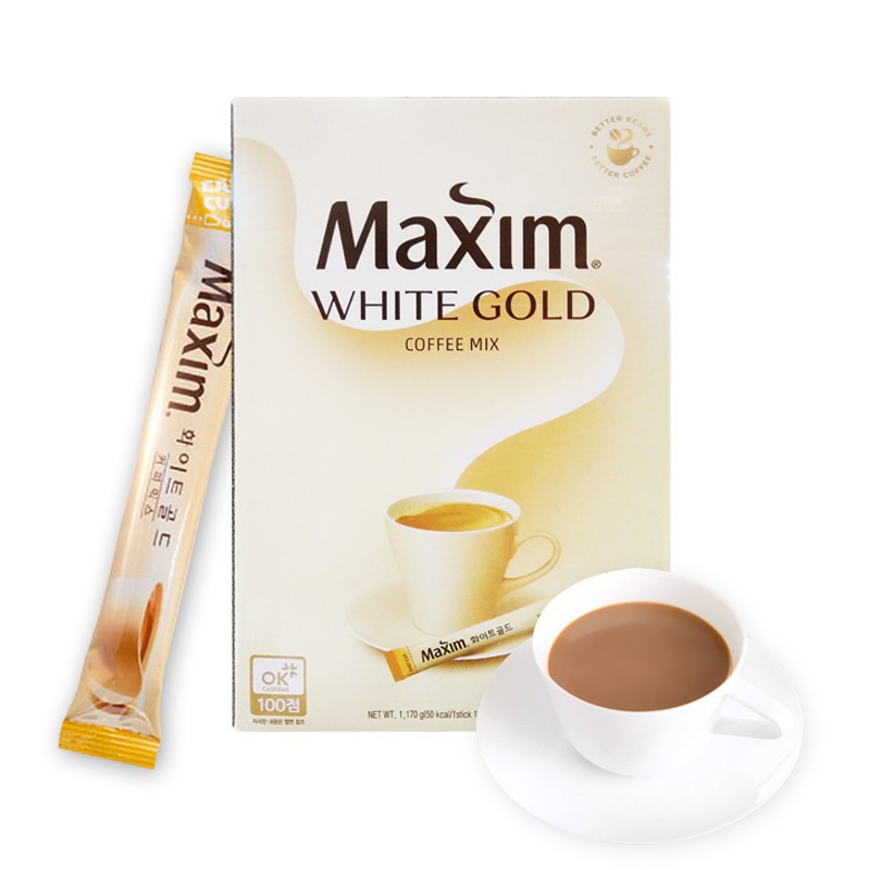 MAXIM WHITE GOLD COFFEE 1 BOX (100sticks) Shopee Philippines