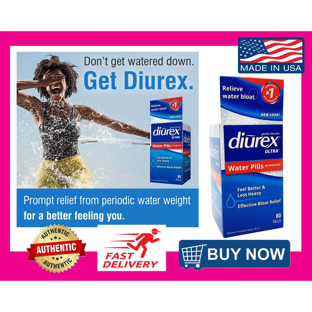 Diurex Ultra Water Weight Loss Water Pills for PMS Relief Shopee