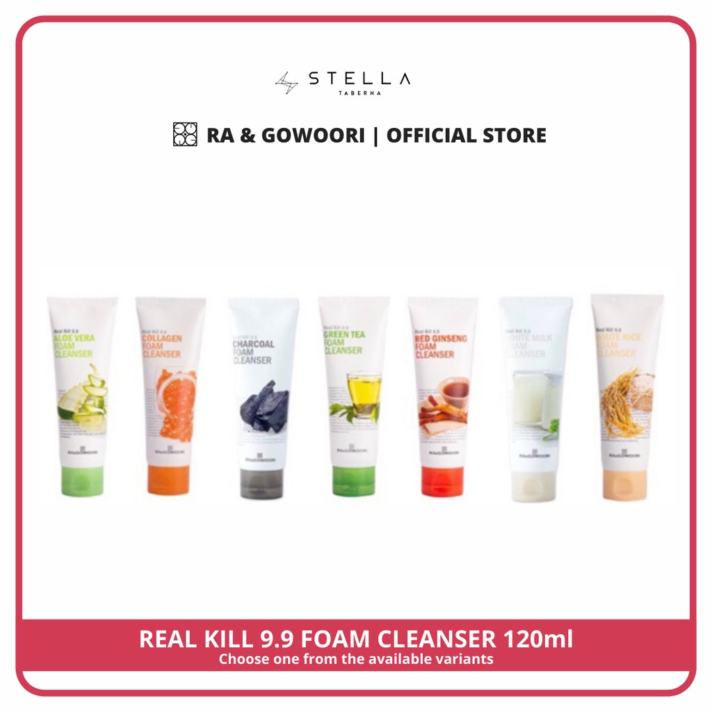 RA & Gowoori Real Kill 9.9 Foam Cleansers 120ml | Shopee Philippines