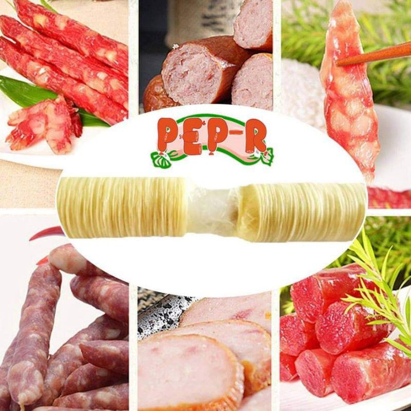24mm Edible Collagen Sausage / Longganisa Casing 1Pack(5 pcs