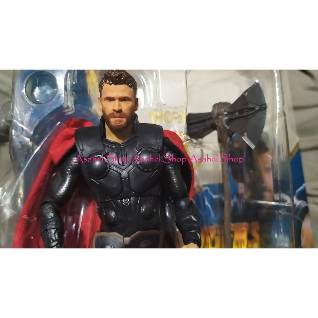 S.H.Figuarts Bandai Avengers Infinity War Thor SHF Action Figures KO Version Toy 