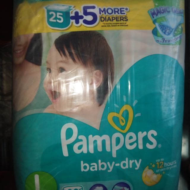 pampers large price 30 pcs