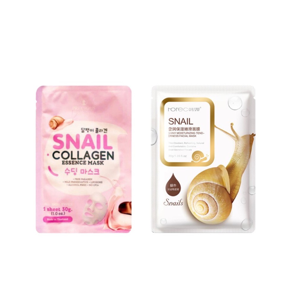 Snail Shiny Moisturizing Tend - Erness Facial Mask