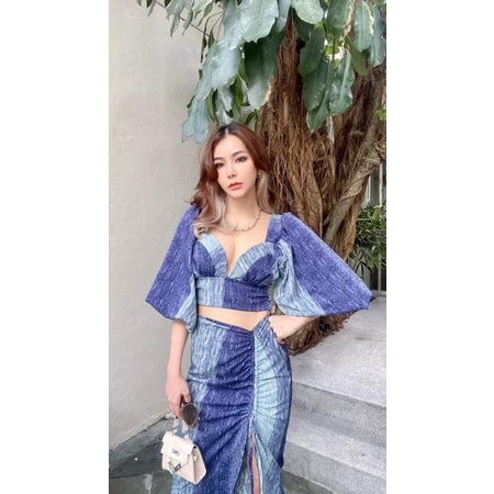Bangkok Coords Summer Outfit Longskirt | Shopee Philippines