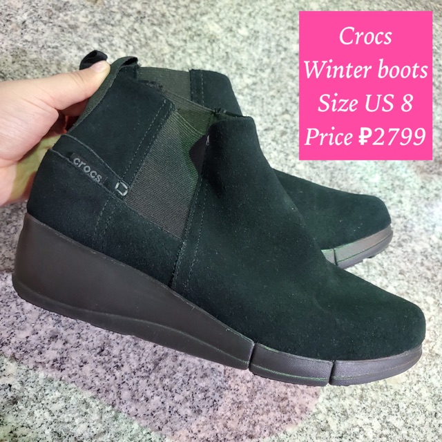 crocs winter boots