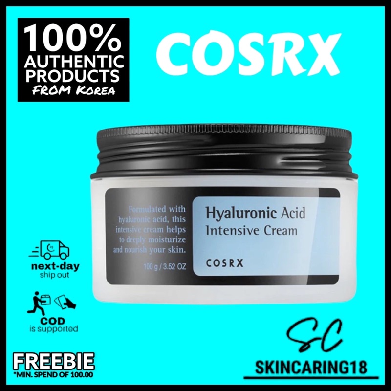COSRX Hyaluronic Acid Intensive Cream 100g by Skincaring18 Shopee