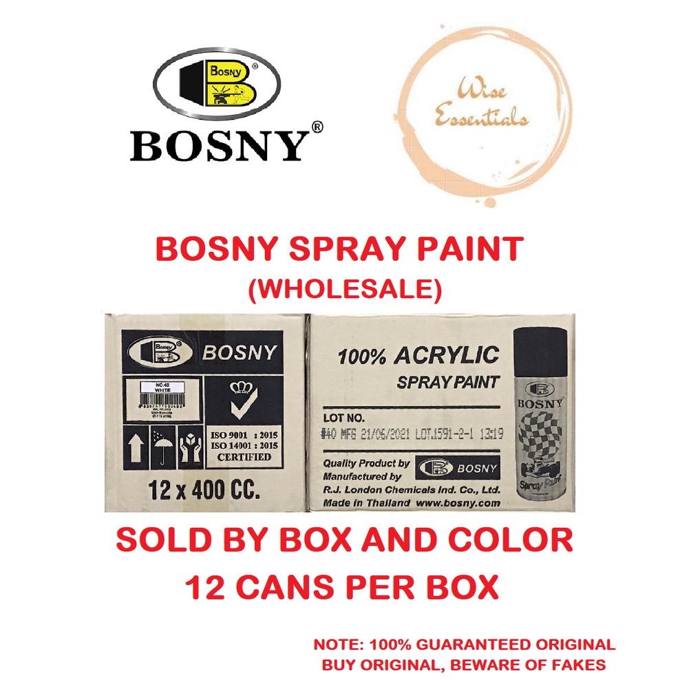 BOSNY Candy Tone Yamaha, Honda Spray Paint, PRIMER WHITE Spray Paint