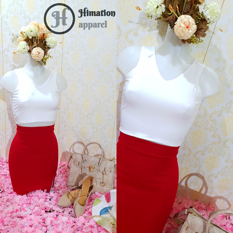 red and white 2 piece set