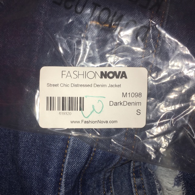fashion nova distressed denim jacket