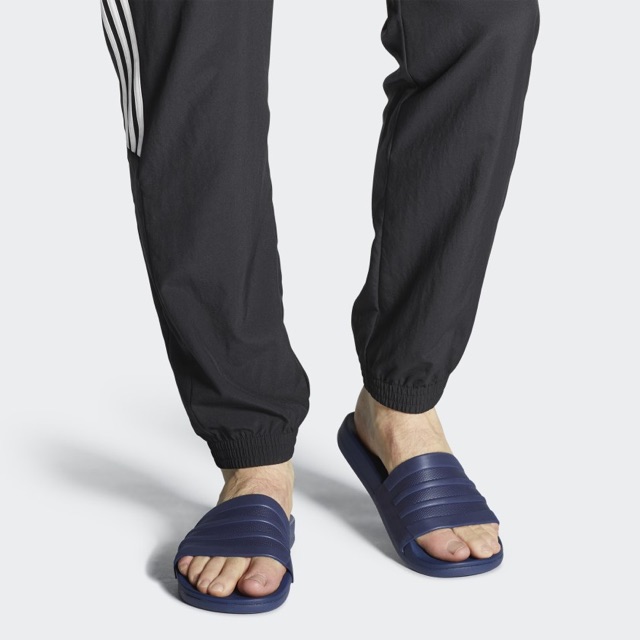 adilette slides navy