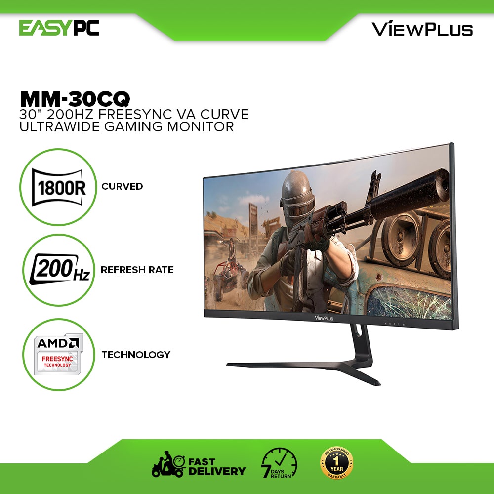 EasyPC ViewPlus MM30CQ 30" 200Hz Freesync VA Curve Ultrawide Gaming
