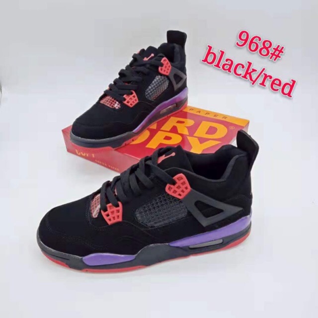 Nike air Jordan 4 men's shoes for Basketball shoes fashion | Shopee ...