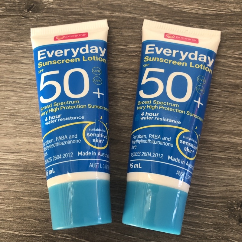 Priceline Australia Everyday Sunscreen Lotion SPF50+ 15ml Shopee