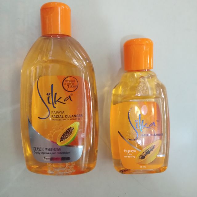silka facial wash