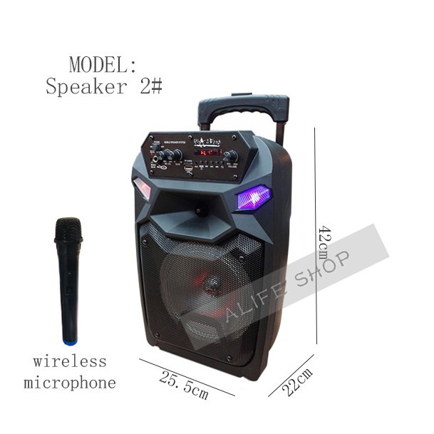 outdoor portable speaker with microphone