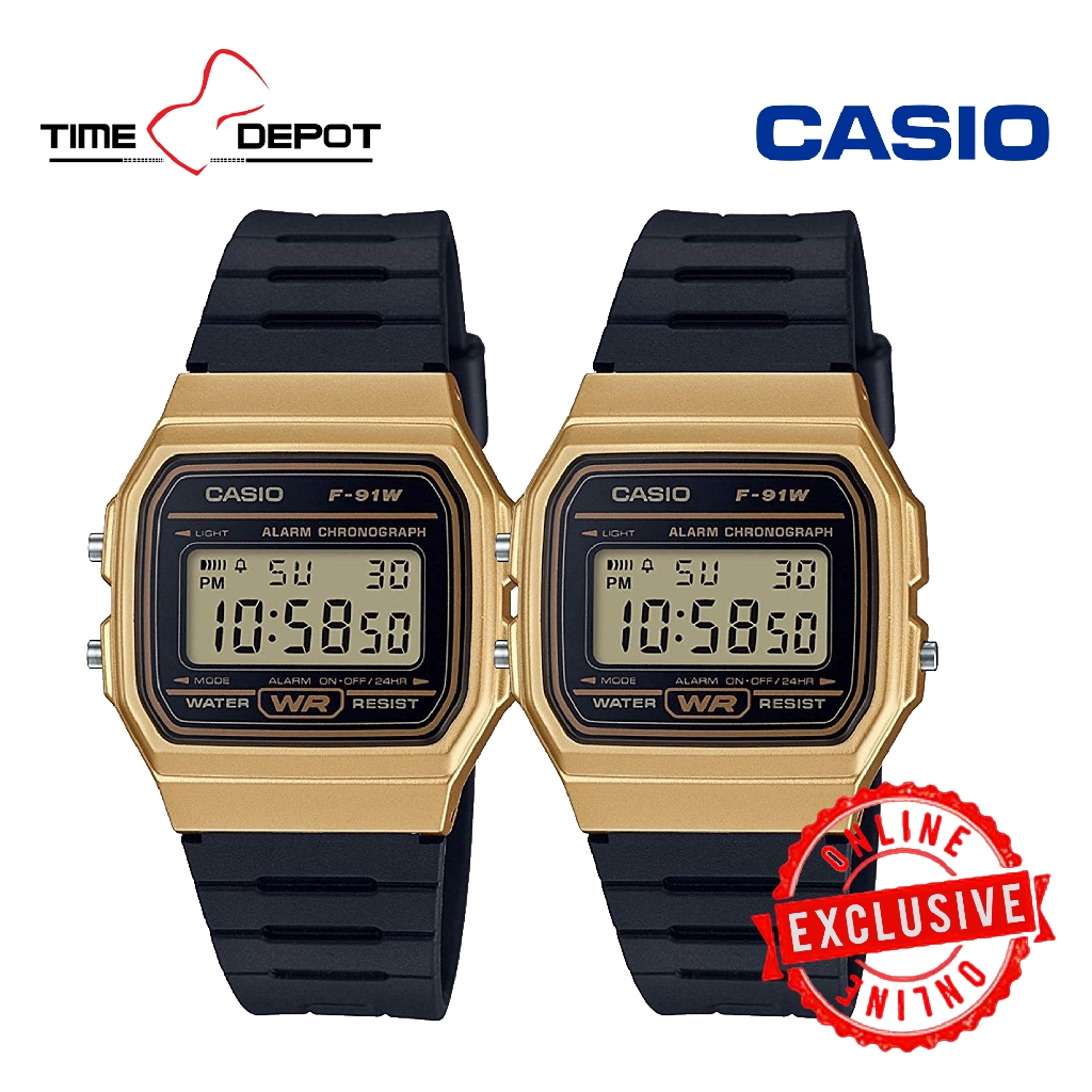 casio unisex black resin strap watch