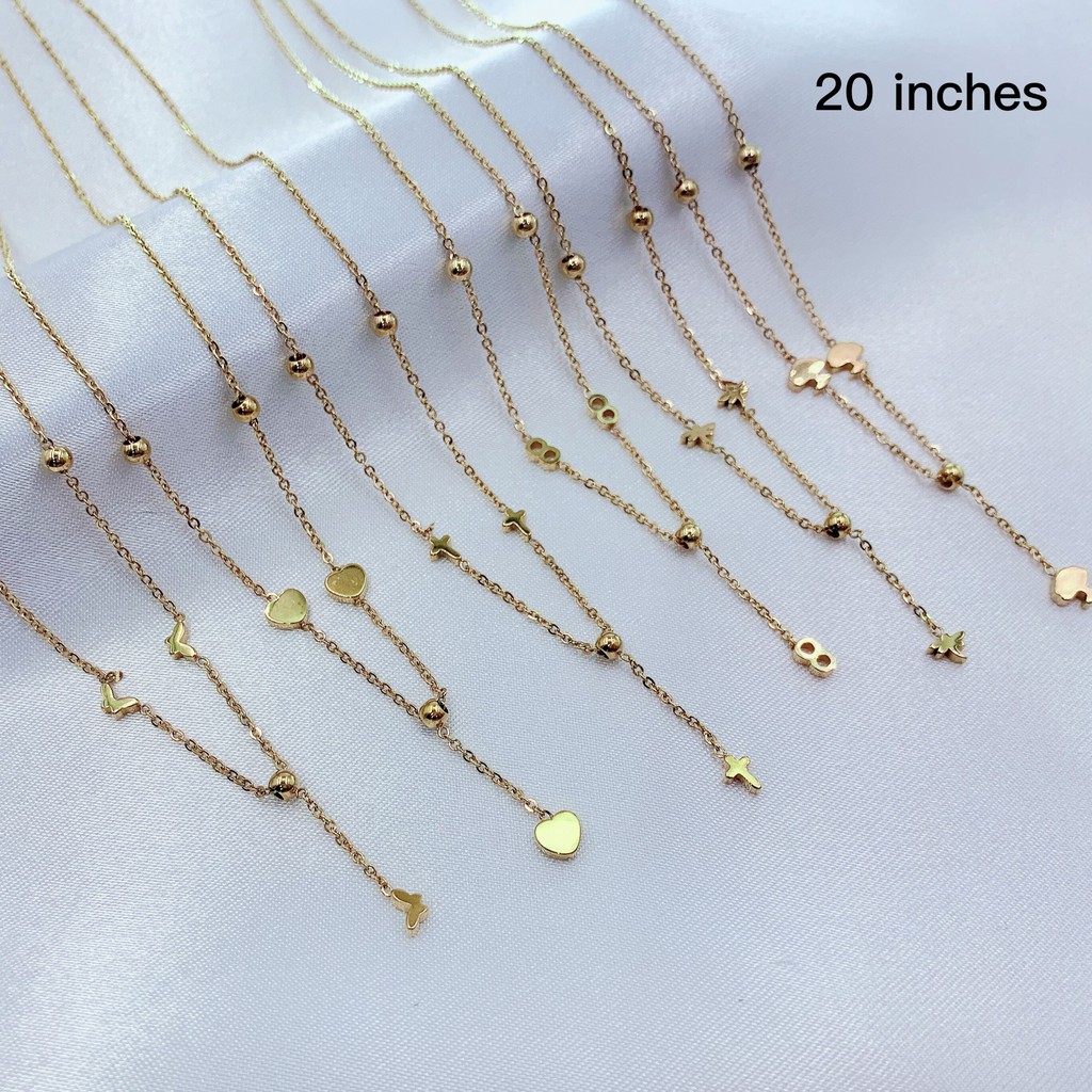 FASHION KOREAN NECKLACE w/DANGLING PENDANT Shopee Philippines