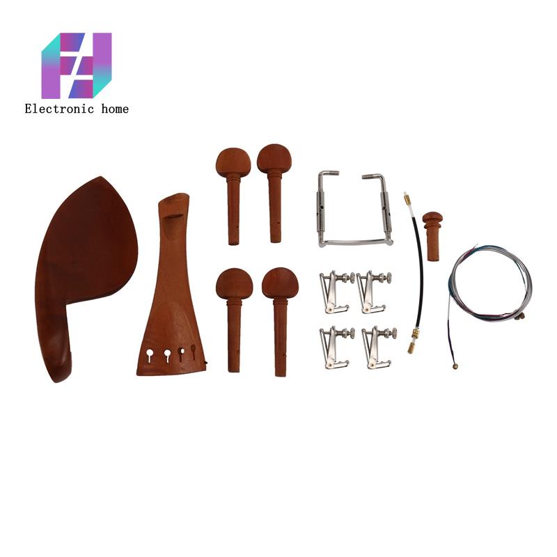 IN STOCK 4/4 Violin Chin Rest Tailpiece Tuner Tuning Peg Tailgut