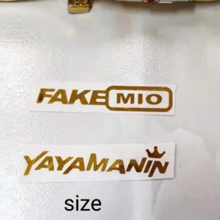 CarMotorcycle Yayamanin Stickers Die Cut Gold Decals 