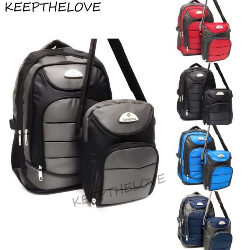 Cod 2 In 1 Backpack And Sling Bag For Men Shopee Philippines